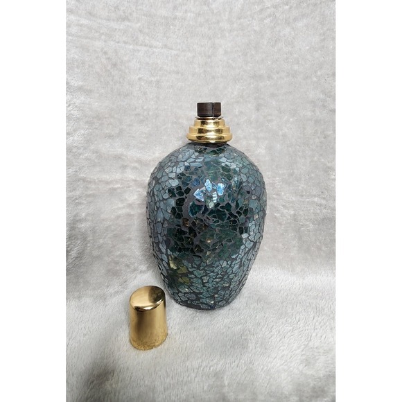 Black & Mirrored Mosaic Fragrance Diffuser/ Lamp - Picture 3 of 5